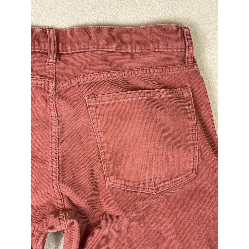 J Crew Pants Adult‎ 32x30 Brown Corduroy Straight Leg Western Mid Rise Mens